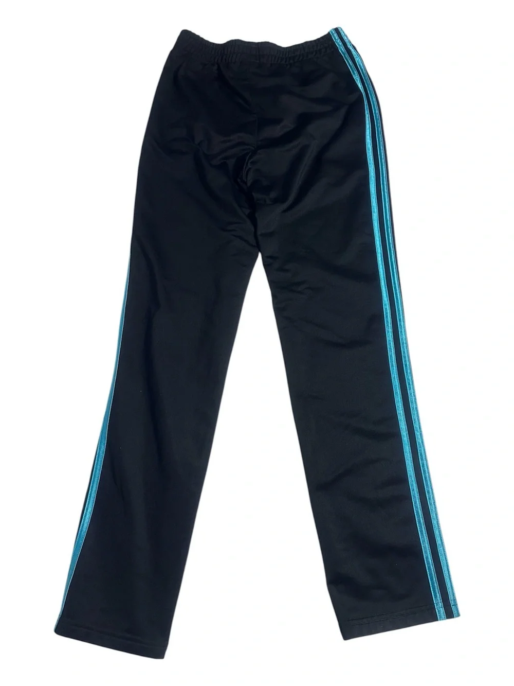 Adidas black & teal track pants girls XL 18/20